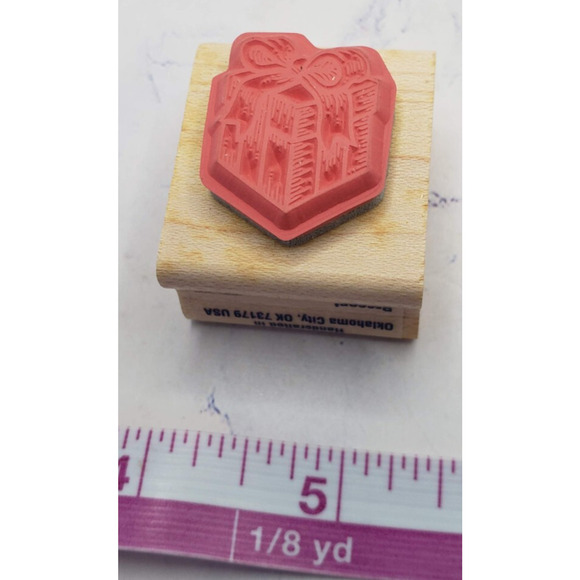 Lot of 5 Wood Mounted Rubber Stamps Home Tea Country - Picture 4 of 16